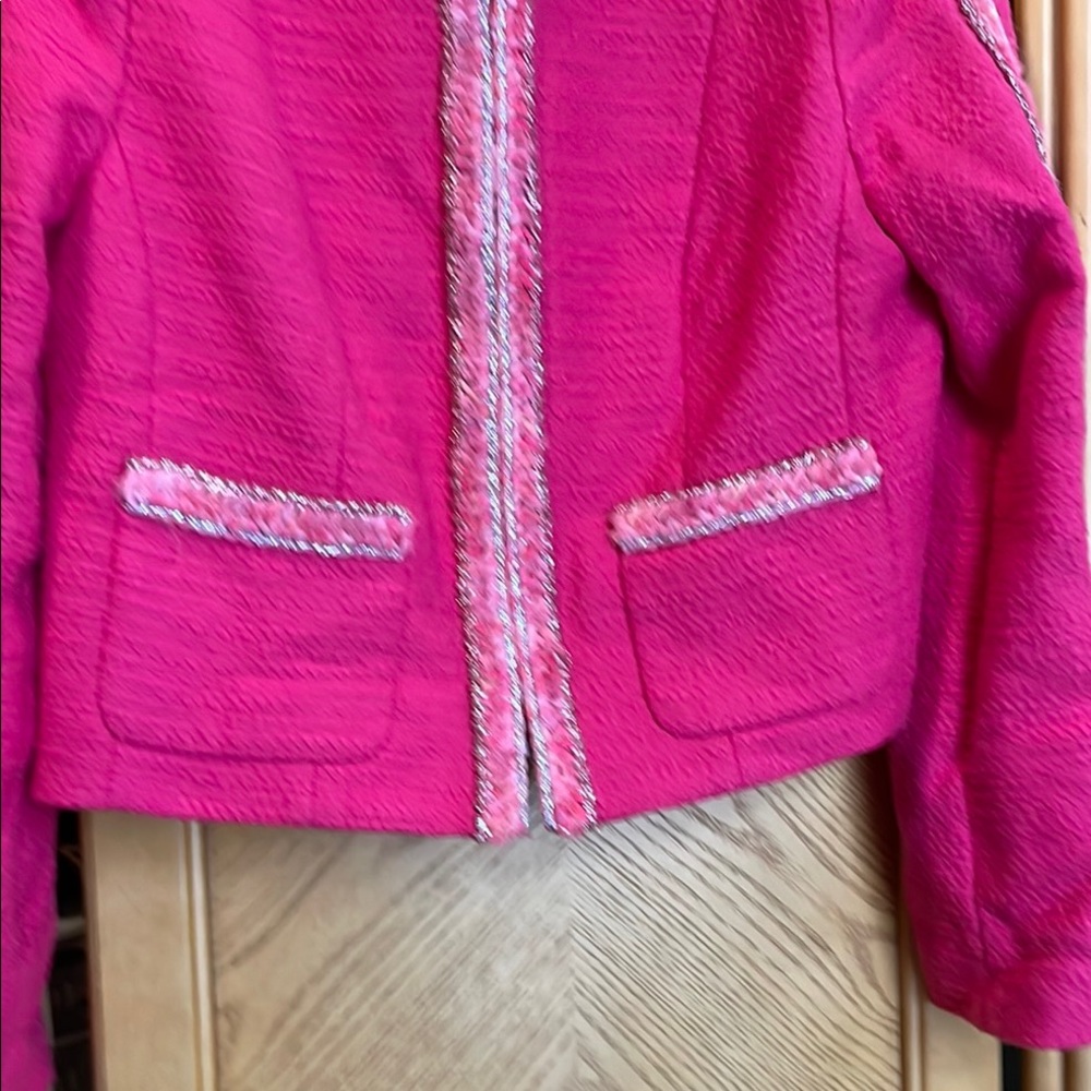 CAbi Pink Tweed Ballroom Jacket - Picture 3 of 10